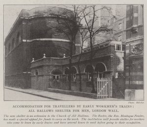 Accommodation for Travellers by Early Workmen