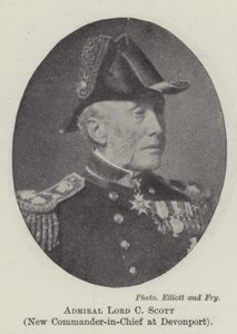 Admiral Lord C Scott, New Commander-in-Chief at Devonport by English Photographer