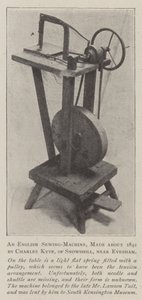 An English Sewing-Machine, Made about 1842 by Charles Kyte, of Snowshill, near Evesham by English Photographer