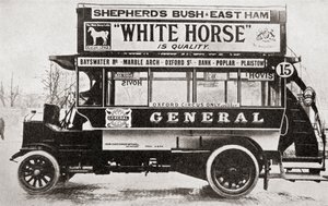 An omnibus, c.1910, from The Story of Twenty Five Years, published 1935 by English Photographer