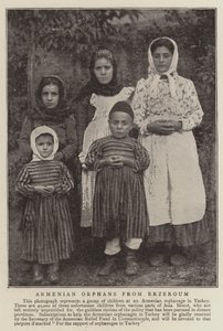 Armenian Orphans from Erzeroum by English Photographer
