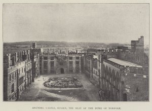 Arundel Castle, Sussex, the Seat of the Duke of Norfolk by English Photographer