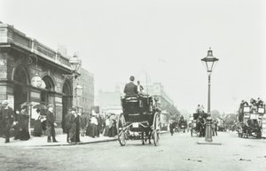 Baker Street Station, Marylebone Road, Westminster LB: looking east by Baker Street, 1895 by English Photographer