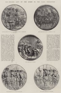 Bas-Reliefs lent by the Queen to the Paris Exhibition by English Photographer