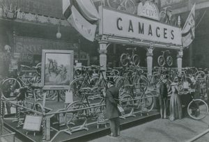 Bicycles in Gamages by English Photographer
