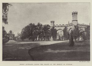 Bishop Auckland Castle, the Palace of the Bishops of Durham by English Photographer