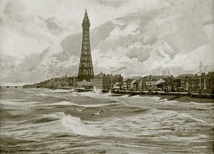 Blackpool, with its Eiffel Tower by English Photographer