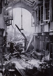 Bomb Damage to the Burlington Arcade, Piccadilly, London by English Photographer