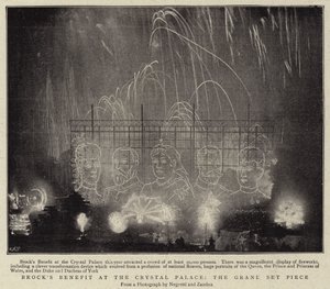 Brocks Benefit at the Crystal Palace, the Grand Set Piece by English Photographer