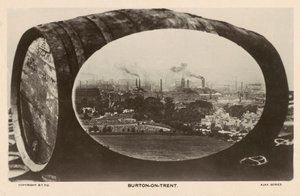 Burton-on-Trent, Staffordshire, traditional centre of the British brewing industry by English Photographer