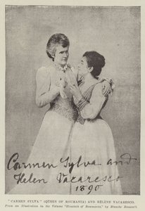 Carmen Sylva (Queen of Romania) and Helene Vacaresco by English Photographer