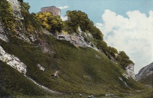 Castleton, Peveril Castle by English Photographer