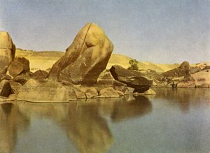 Cataracts, White Water Rapids on Nile River, Egypt by English Photographer
