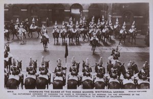 Changing the Guard, Horse Guards, Whitehall, London by English Photographer