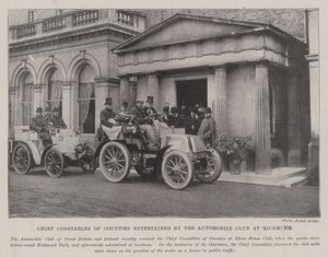 Chief Constable of Counties Entertained by the Automobile Club at Richmond by English Photographer