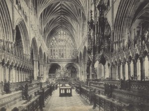 Choir, Exeter Cathedral, Devon by English Photographer