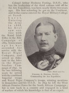 Colonel A Festing, DSO, Commanding the Aro Expedition by English Photographer