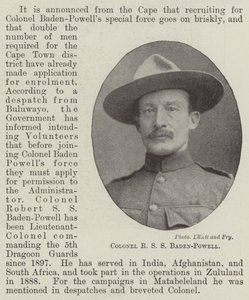 Colonel R S S Baden-Powell by English Photographer