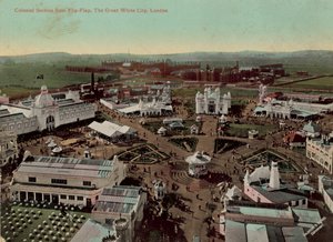 Colonial Section from Flip-Flap, The Great White City, London by English Photographer