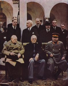Conference of Allied Leaders at Yalta, 1945 by English Photographer