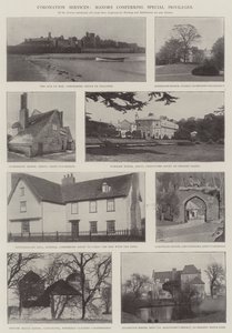 Coronation Services, Manors conferring Special Privileges by English Photographer