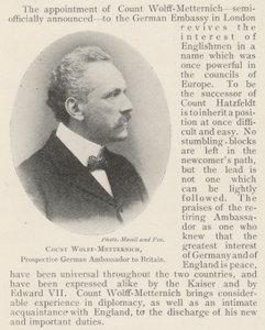 Count Wolff-Metternich, Prospective German Ambassador to Britain by English Photographer