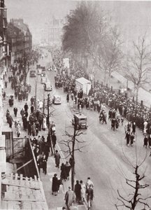 Crowds Waiting for Access to Westminster Hall, During the Lying in State of George V, 1936 by English Photographer
