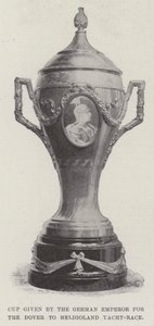 Cup Given by the German Emperor for the Dover to Heligoland Yacht-Race by English Photographer