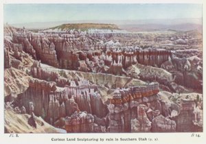 Curious Land Sculpturing by Rain in Southern Utah by English Photographer