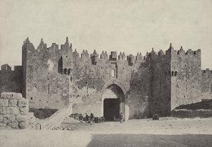 Damascus Gate, opening towards Nazareth by English Photographer
