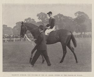 Diamond Jubilee, the winner of the St Leger, owned by the Prince of Wales by English Photographer