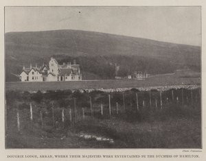 Dougrie Lodge, Arran, where Their Majesties were entertained by the Duchess of Hamilton by English Photographer