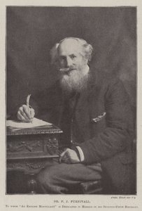 Dr F J Furnivall, to whom An English Miscellany is dedicated in Honour of his Seventy-Fifth Birthday by English Photographer