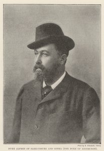Duke Alfred of Saxe-Coburg and Gotha, the Duke of Edinburgh by English Photographer