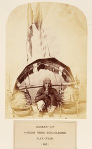 Dureeahon, Hindoo from Bundelcund, Allahabad, from The People of India, by J. Forbes Watson, published 1868