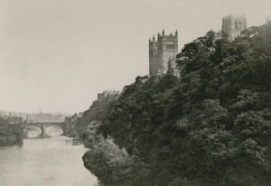 Durham Cathedral, from the Prebend Bridge by English Photographer