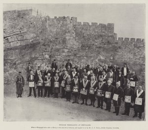 English Freemasons at Jerusalem