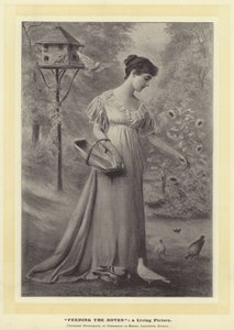 Feeding The Doves: a Living Picture by English Photographer