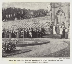 Fete at Stormont Castle, Belfast, Opening Ceremony by the Marchioness of Dufferin by English Photographer