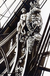 Figurehead of the HMS Victory by English Photographer