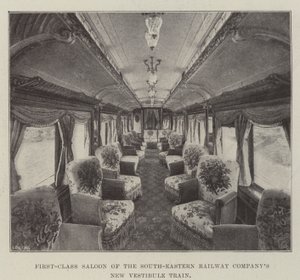 First-Class Saloon of the South-Eastern Railway Company