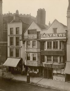 Fleet Street, London; north side featuring 184-186 Fleet Street by English Photographer