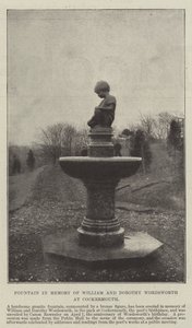 Fountain in Memory of William and Dorothy Wordsworth at Cockermouth by English Photographer