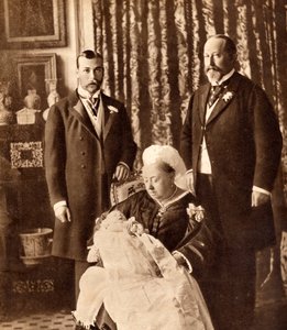 Four Generations of the English Royal Family by English Photographer