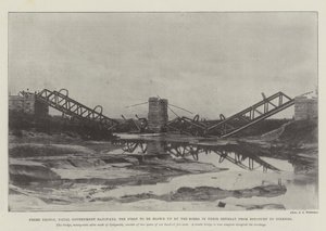 Frere Bridge, Natal Government Railways, the First to be blown up by the Boers in their Retreat from Estcourt to Colenso by English Photographer