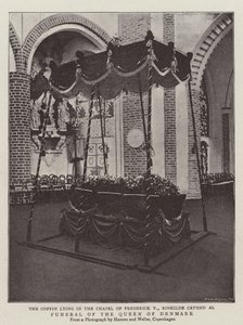 Funeral of the Queen of Denmark by English Photographer