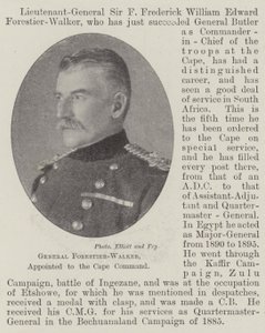 General Forestier-Walker, Appointed to the Cape Command by English Photographer