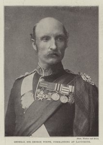 General Sir George White, commanding at Ladysmith by English Photographer