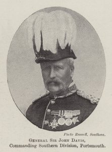 General Sir John Davis, Commanding Southern Division, Portsmouth by English Photographer