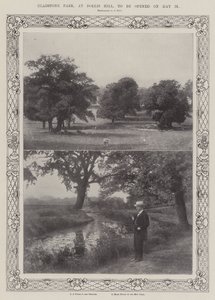 Gladstone Park, at Dollis Hill, to be opened on 25 May by English Photographer